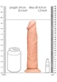 RealRock Dong 9 - élethű dildó (23cm) - natúr