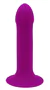Hitsens 6 - alakítható, tapadótalpas makkos dildó (lila)