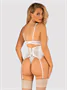 Amor Blanco underwire corset & thong white L/XL