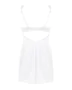 Amor Blanco underwire chemise & thong white   S/M