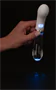Liaison - akkus, szilikon-üveg LED G-pont vibrátor (áttetsző-fehér)