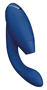 Womanizer Duo 2 - vízálló G-pont vibrátor és csiklóizgató (kék)