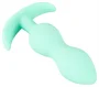 Cuties Mini Butt Plug - szilikon anál dildó - menta (2,8cm)