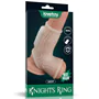 Vibrating Drip Knights Ring with Scrotum Sleeve (White)