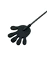 Rimba - szilikon lovaglópálca kezecskével - 40cm (fekete)