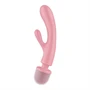 Satisfyer Triple Lover - G-pont és masszírozó vibrátor (pink)
