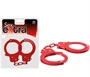 SEX EXTRA - METAL CUFFS RED