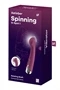 Satisfyer Spinning G-Spot 1 - forgó fejes G-pont vibrátor (piros)