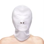 Fetish & Fashion - Zippered Mouth Hood - White - Alternate Package