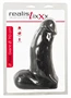 Realistixxx Real Giant - giga herés dildó - 22 cm (fekete)