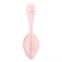 Satisfyer Ribbed Petal - rádiós vibrációs tojás (pink)