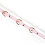 White & Pink Fairy Goat Leather Collar