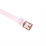 White & Pink Fairy Goat Leather Blindfold