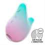 Satisfyer Mermaid Vibes - léghullámos csiklóizgató (menta-pink)