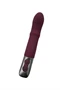 TITANZ 7" SILICONE RECHARGEABLE VIBRATOR IN RUBINE RED