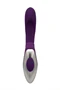 TITANZ 8" SILICONE RECHARGEABLE VIBRATOR IN PURPLE