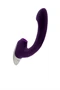 TITANZ 8" SILICONE RECHARGEABLE VIBRATOR IN PURPLE