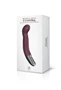 TITANZ 8" SILICONE RECHARGEABLE VIBRATOR IN RUBINE RED