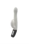 TITANZ 8.5" SILICONE RECHARGEABLE VIBRATOR IN IVORY WHITE