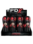 Pipedream Extreme Elite Vibrating Stroker Display - 12 pcs Light/Black