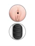 Mega Grip Vibrating Stroker Pussy  White/Black/Light