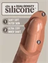 6" Dual Density Vibrating Silicone Cock  Tan