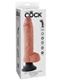 10" Vibrating Cock with Balls  Light