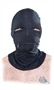 Zipper Face Hood  Black