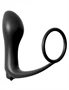 Ass-Gasm Cockring Vibrating Plug Black