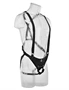 10" Hollow Strap On Suspender System Light/Black