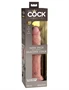 9" Dual Density Silicone Cock  Light