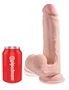 9" Triple Density Cock With Swinging Balls Light