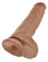 11" Cock with Balls  Tan