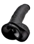 9" Cock with Balls  Black