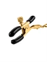 Chain Nipple Clamps  Gold/Black