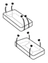 Wraparound Mattress Restraints  Black