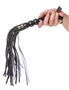 Beaded Cat-o-Nine Tails  Black