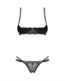 Nutris 2-pcs crotchless set  M/L