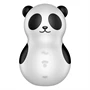 Satisfyer Pocket Panda - léghullámos csiklóizgató (fekete)