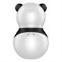 Satisfyer Pocket Panda - léghullámos csiklóizgató (fekete)