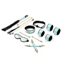 Vivid Sorairo: Glossy Blue Soft Bondage Kit (8 pieces