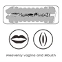 Virgin-skin Blowout Double Side Stroker Vagina and Mouth