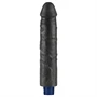 9.5" REAL SOFTEE Rechargeable Vibrating Dildo(Black)