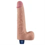 10" REAL SOFTEE Rechargeable Vibrating Dildo(Flesh)