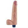 10" REAL SOFTEE Rechargeable Vibrating Dildo(Flesh)