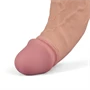 10" REAL SOFTEE Rechargeable Vibrating Dildo(Flesh)