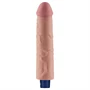 9.5" REAL SOFTEE Rechargeable Vibrating Dildo(Flesh)