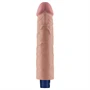 9.5" REAL SOFTEE Rechargeable Vibrating Dildo(Flesh)