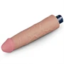 9.5" REAL SOFTEE Rechargeable Vibrating Dildo(Flesh)