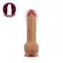 Dual layered Silicone Rotating Nature Cock Liam Flesh